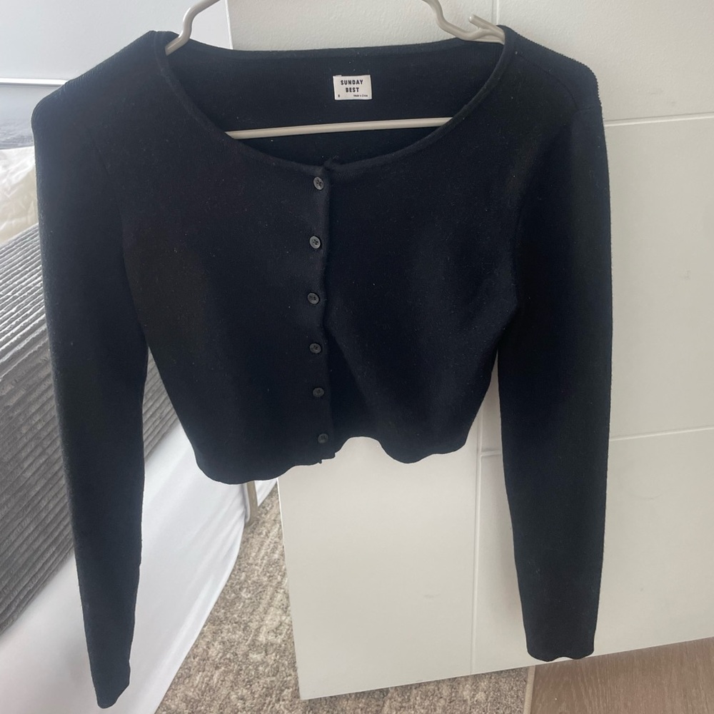 Sunday Best Midnight Black cardigan